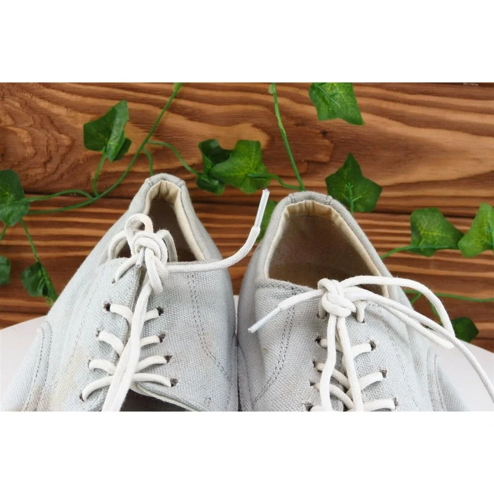 Bass Shoes Sz 10‎ D Gray Derby Oxfords Fabric Men
